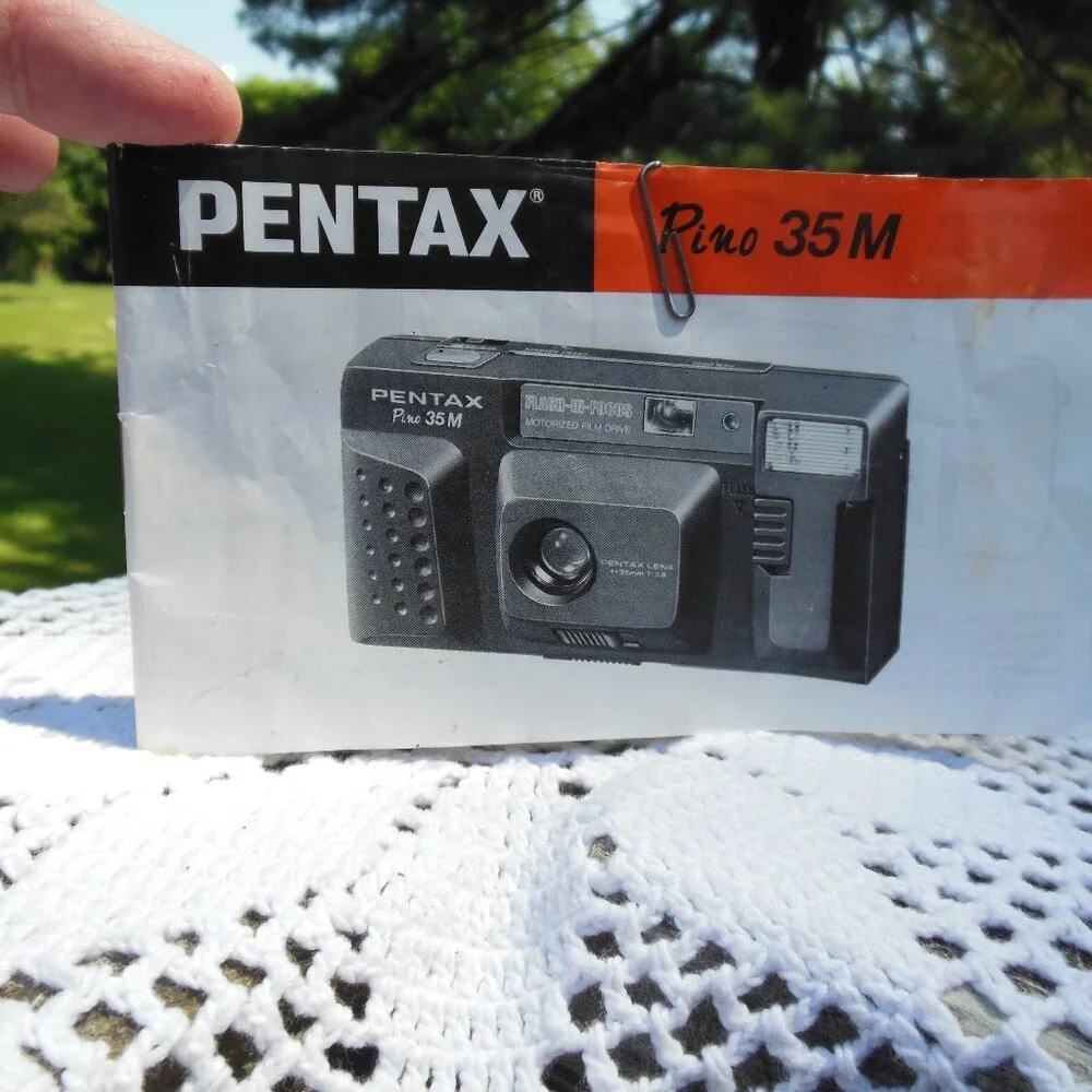 camera instruction booklet Pentax Pino35m 35 mm film booklet ONLY - NO camera